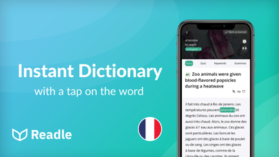 Learn French: News by Readle Screenshot