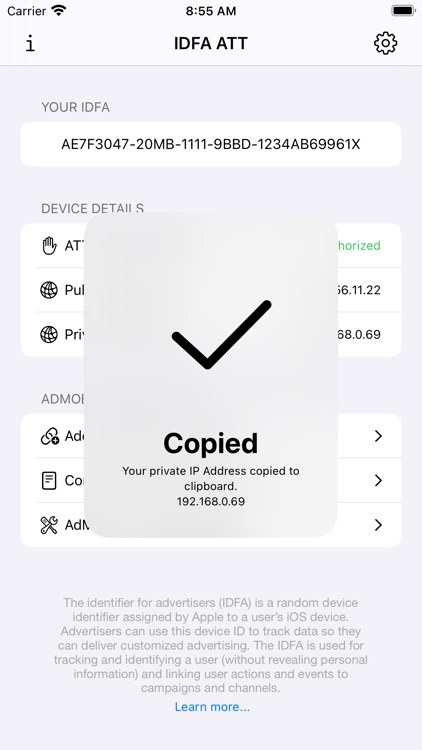 IDFA ATT screenshot-5
