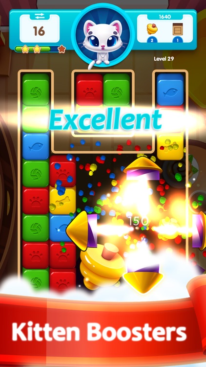 Kitten Diaries - Match Game screenshot-3