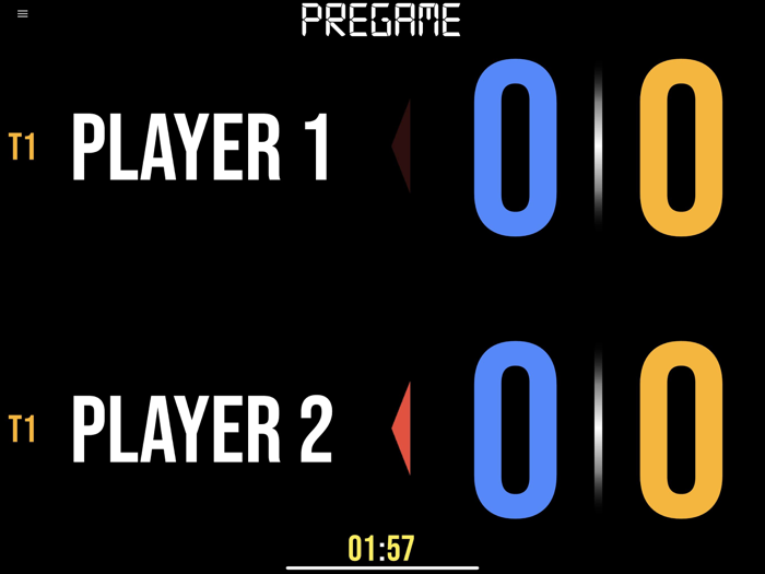 BT Table Tennis Scoreboard