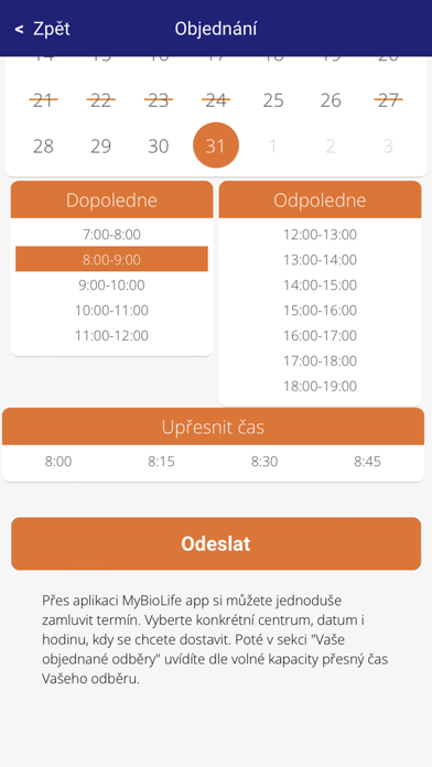MyBioLife Screenshot