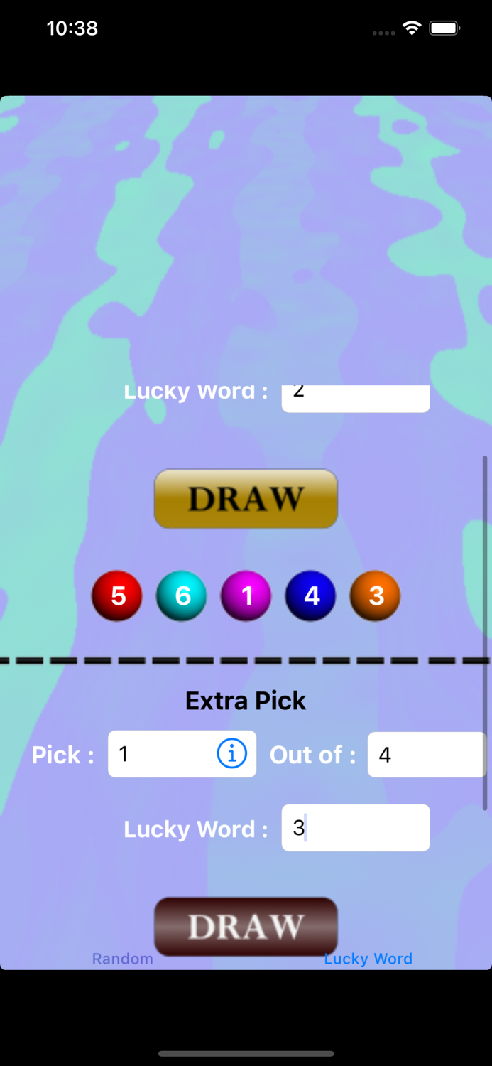 Lucky Lottery Numbers