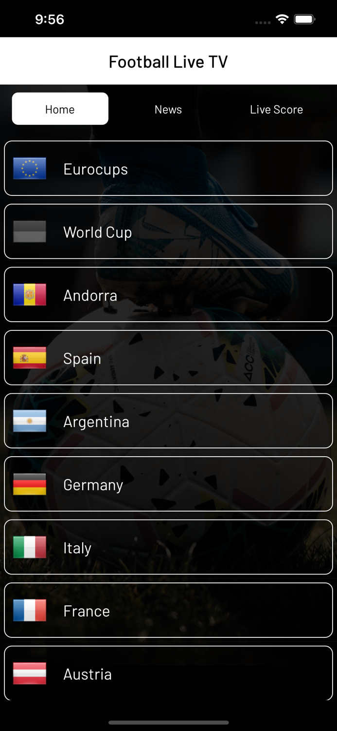 FootBall-Live Streaming