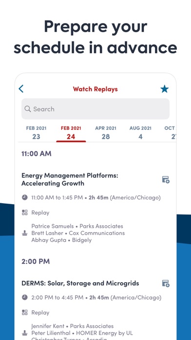 Parks Associates Events Screenshot