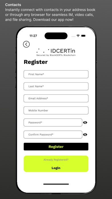 BlockCerts IDCERTin Screenshot