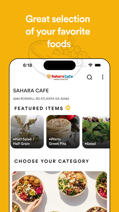 Sahara Cafe Screenshot