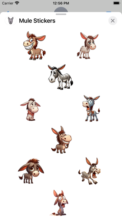 Screenshot #1 pour Mule Stickers