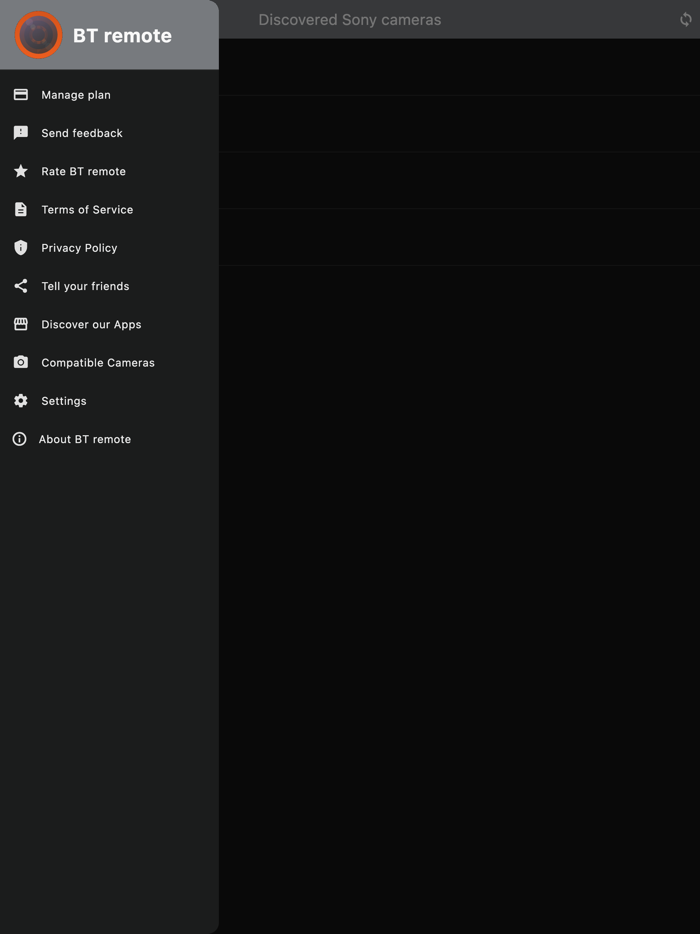 BT remote for Sony cameras