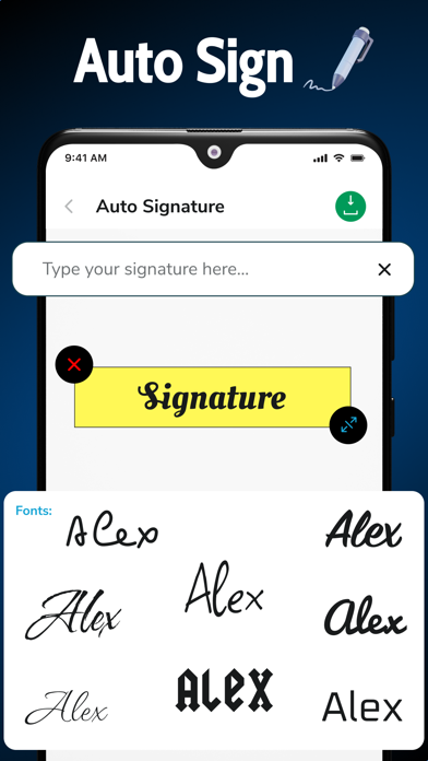 Signature Maker Sign Documents Screenshot