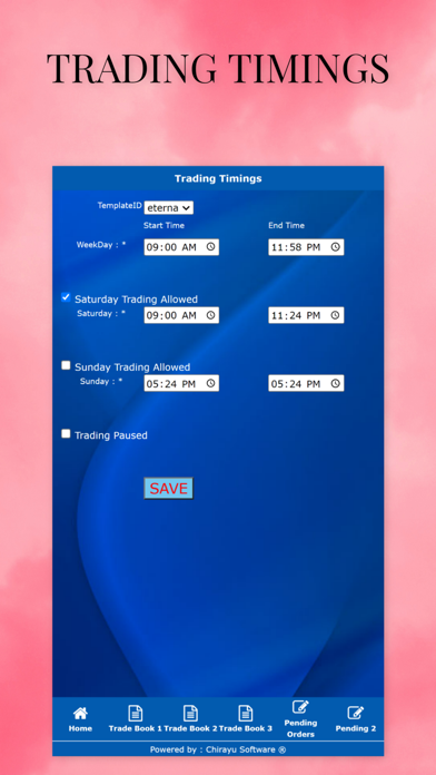 Chirayu Admin 2.0 Screenshot