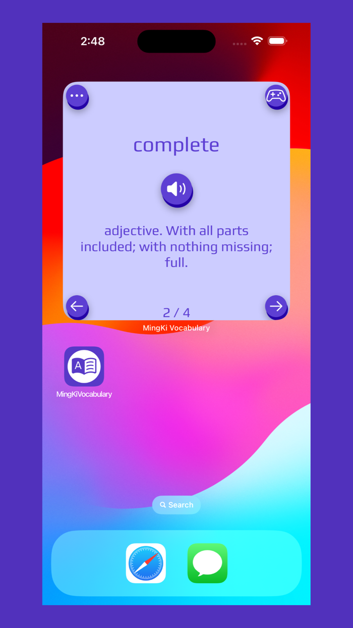 MingKi Vocabulary Games