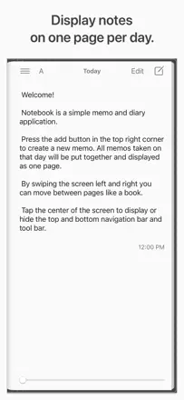 Notebook - Diary & Journal App: Screenshot 2 von 5