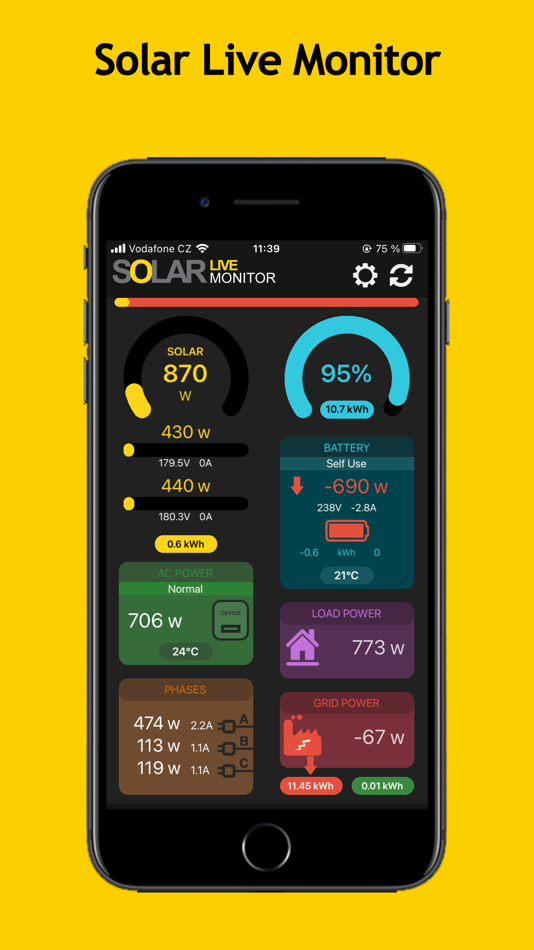 #1. Solar Live Monitor for Solax (iOS) 由: dsgn s.r.o.