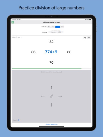 Division Math - Swipe & Learnのおすすめ画像5