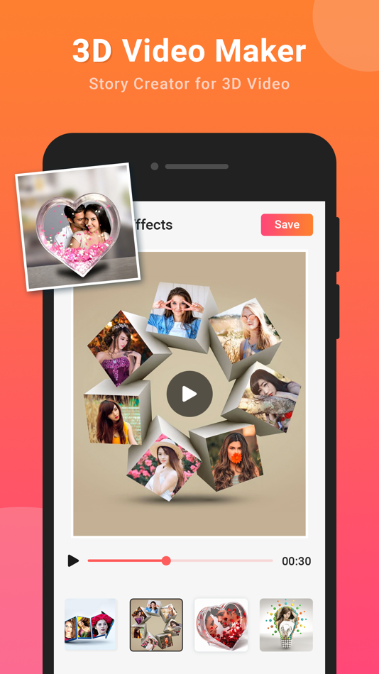 #6. 3D Video Maker - Video Editor (iOS) 来自: Bhuvan Gupta