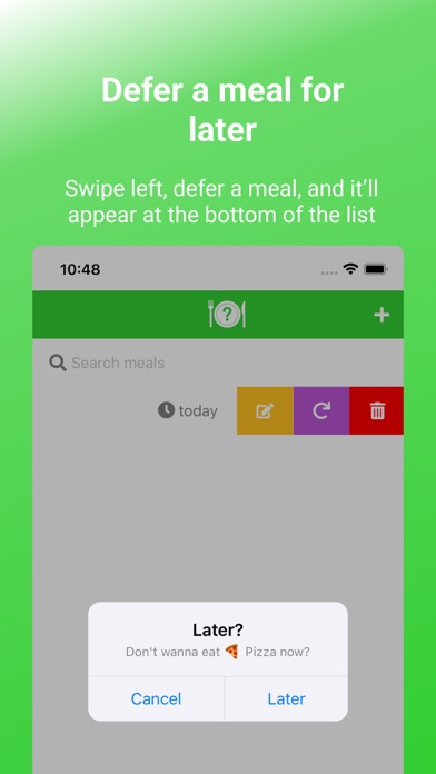What to Eat? - Meal Tracking Screenshot