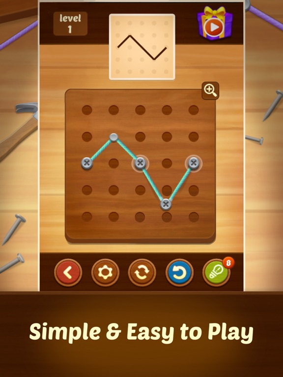 Screenshot #1 for Line Puzzle: String Art