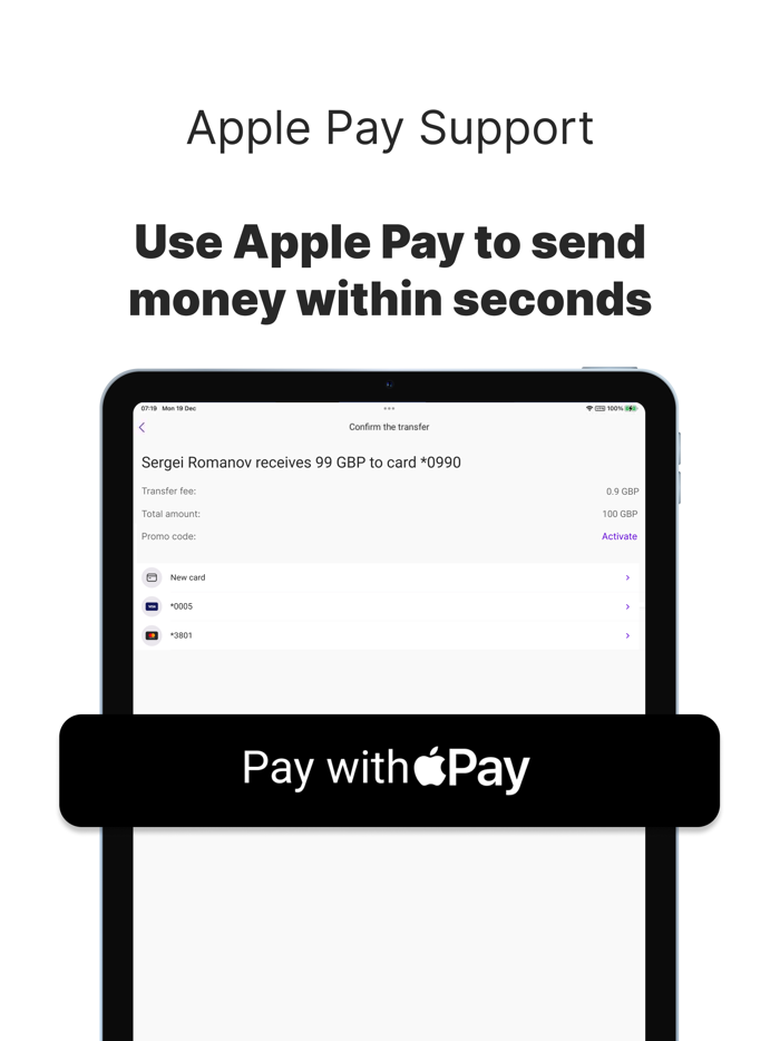 Profee money transfers online