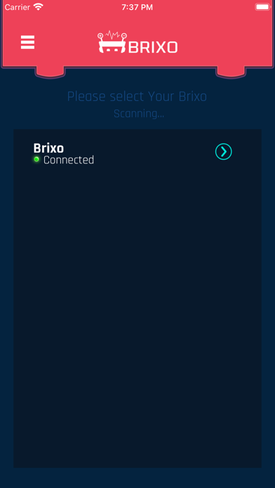 Brixo Control App Screenshot