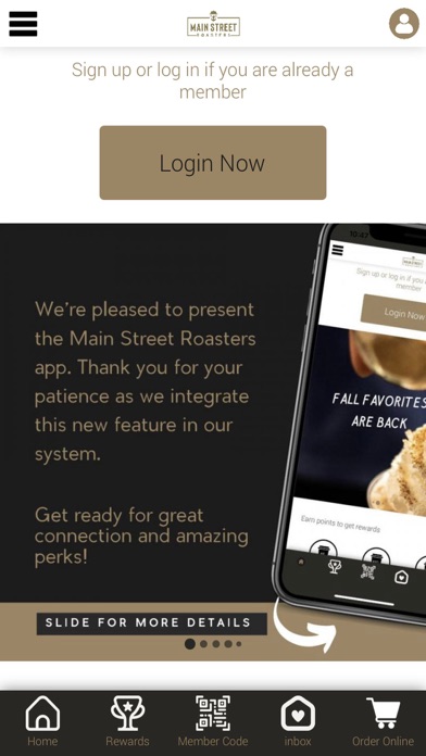 Main Street Roasters Screenshot