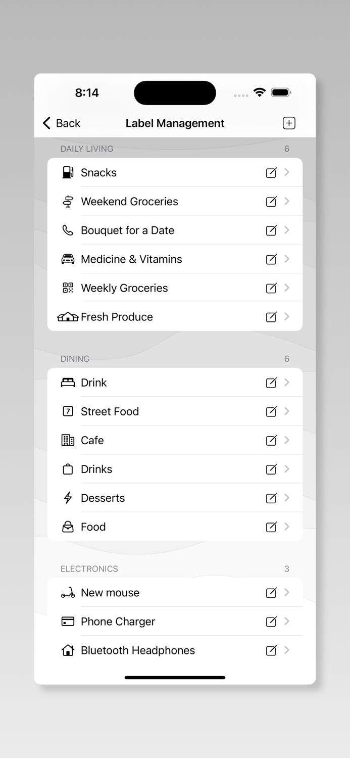 Label Ledger - Expense Manager