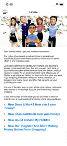 Earn Online Cashback Guide screenshot #2 for iPhone