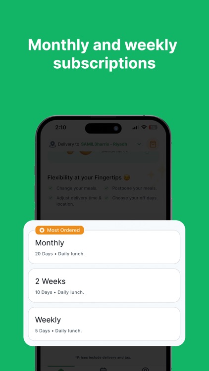DailyMealz: Food Subscription screenshot-3