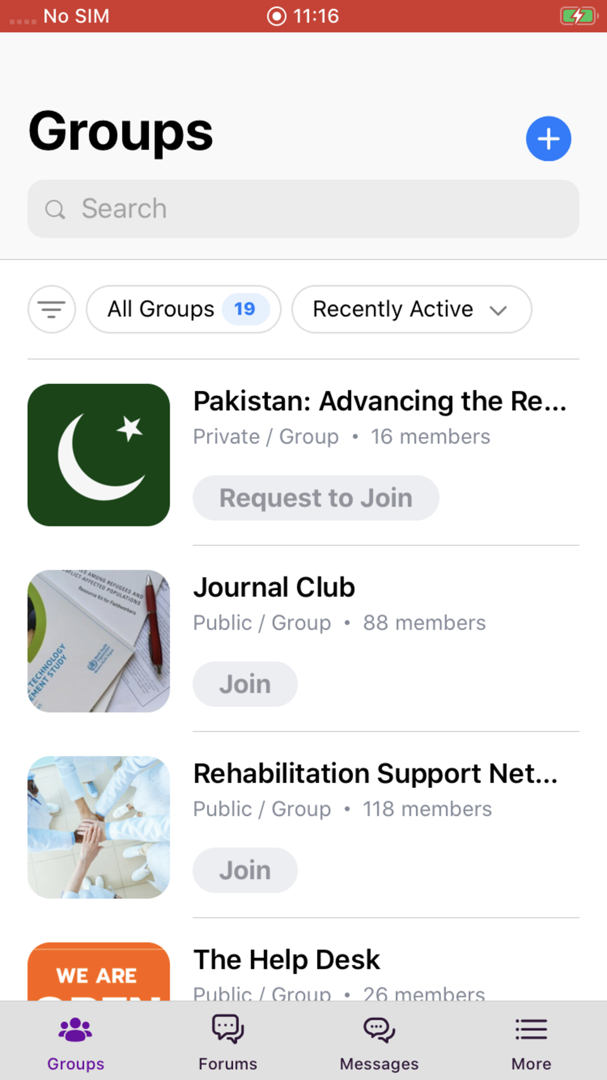 Rehabilitation Community