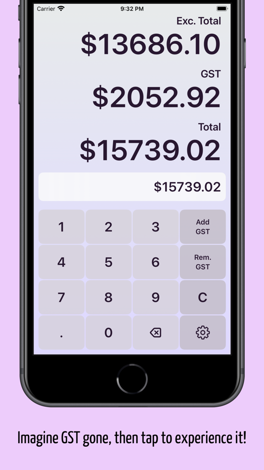 #1. NZ GST Calculator (iOS) Podle: Evan Sunley James