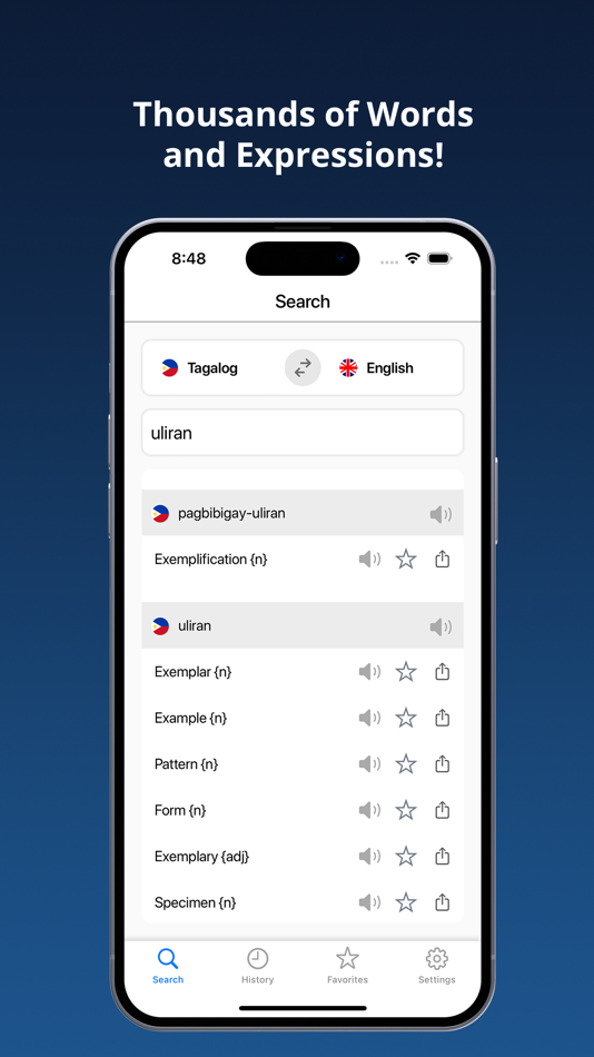 #4. English Tagalog Dictionary + (iOS) By: Jafar Najafov