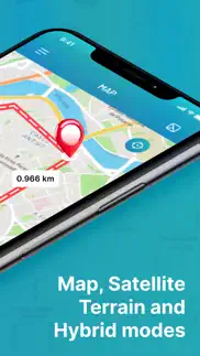 gps distance & area calculator iphone screenshot 2