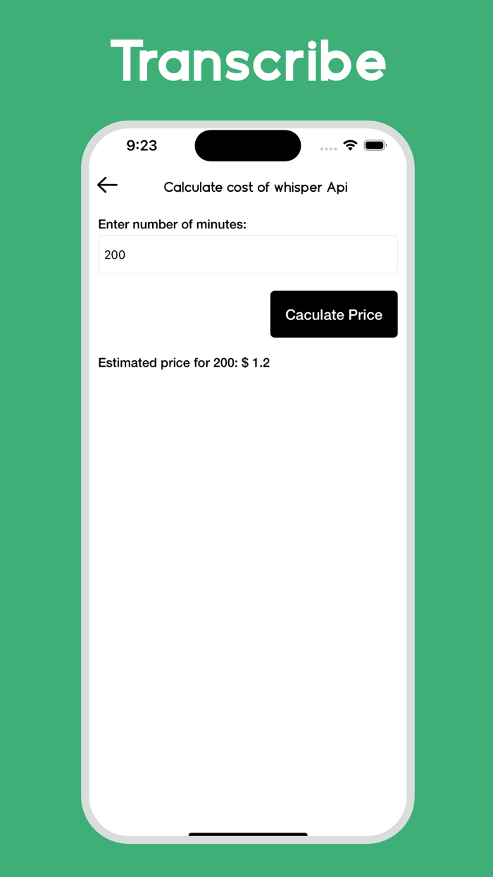 Api token Pricing Calculator