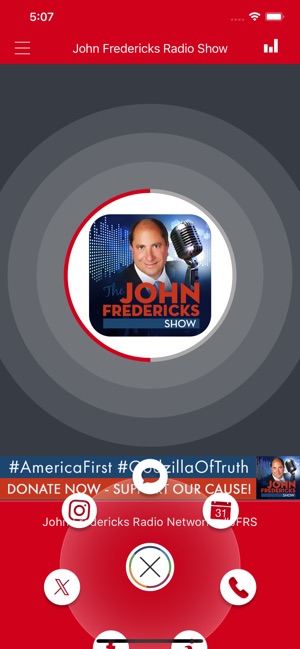 John fredericks hot sale radio