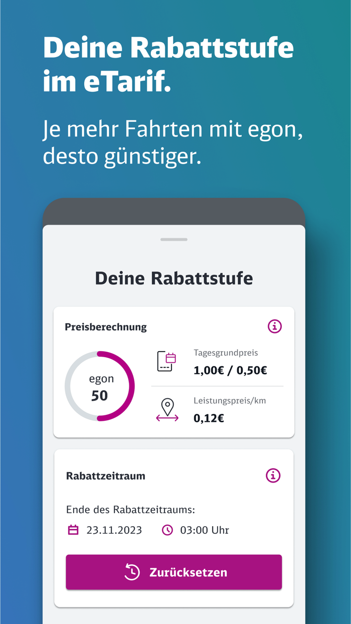 egon – der VGN eTarif