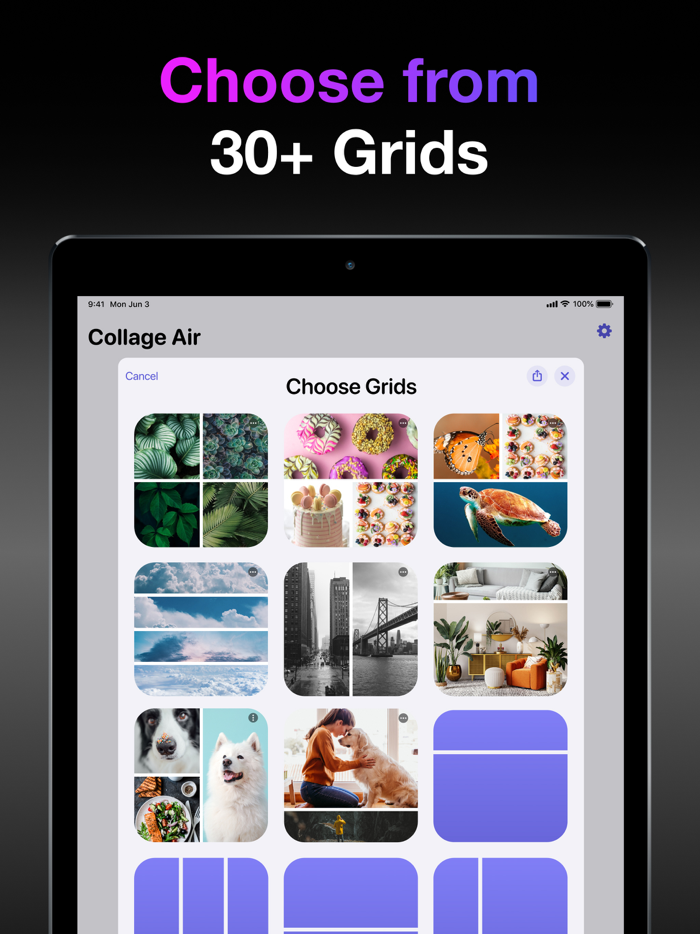 Collage Air Photo Layout