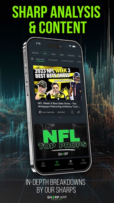Sharp App: Sports Betting Screenshot