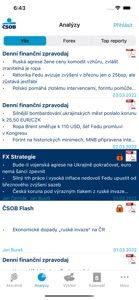 ČSOB Finanční trhy screenshot #5 for iPhone