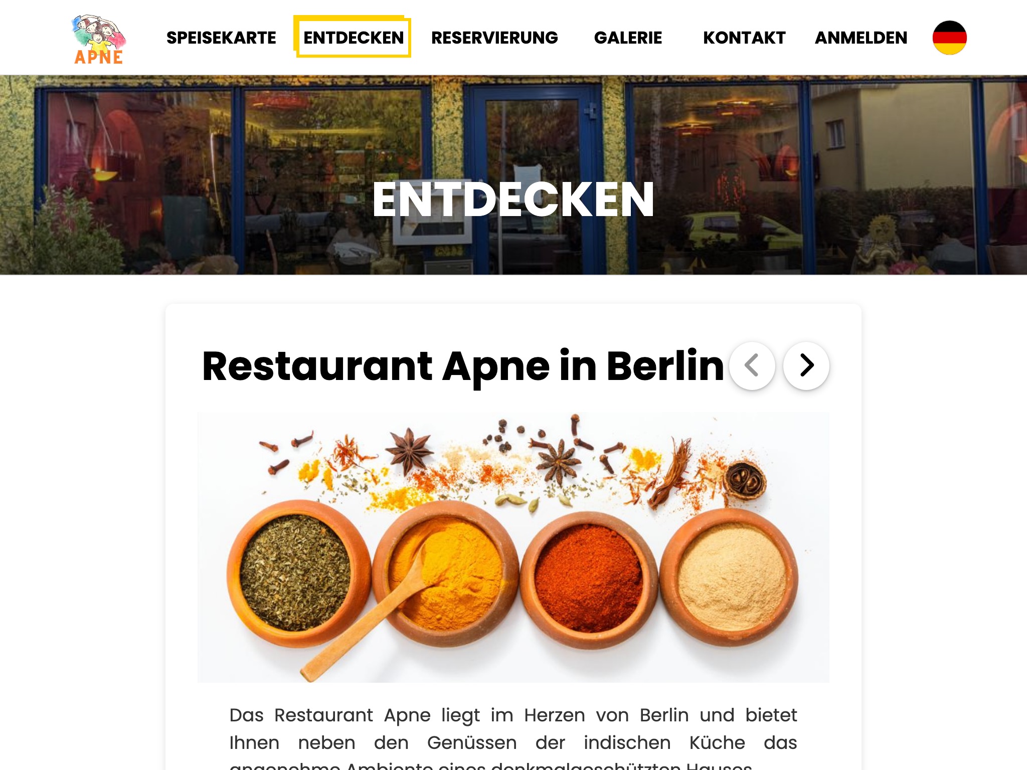 Restaurant Apne Berlin screenshot 3