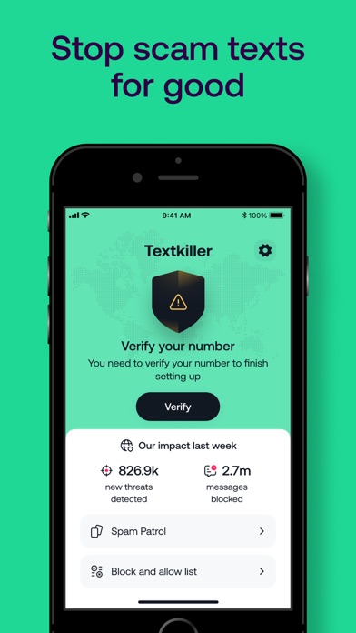 Screenshot #3 pour Textkiller - Spam Text Blocker