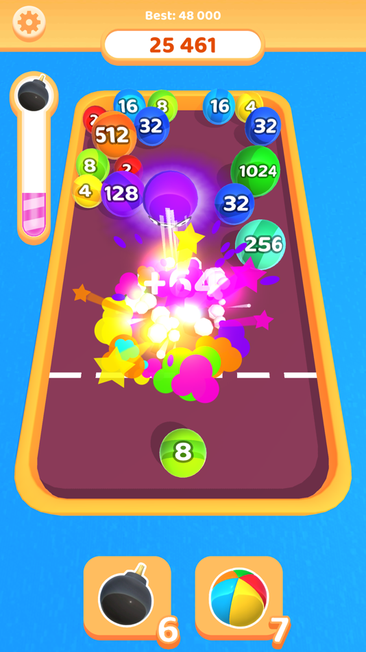 #4. Bubble 2048 3D (iOS) 由: Dual Cat