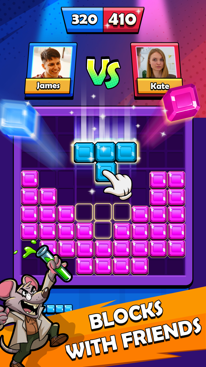 Block Heads  Puzzle 2 Player