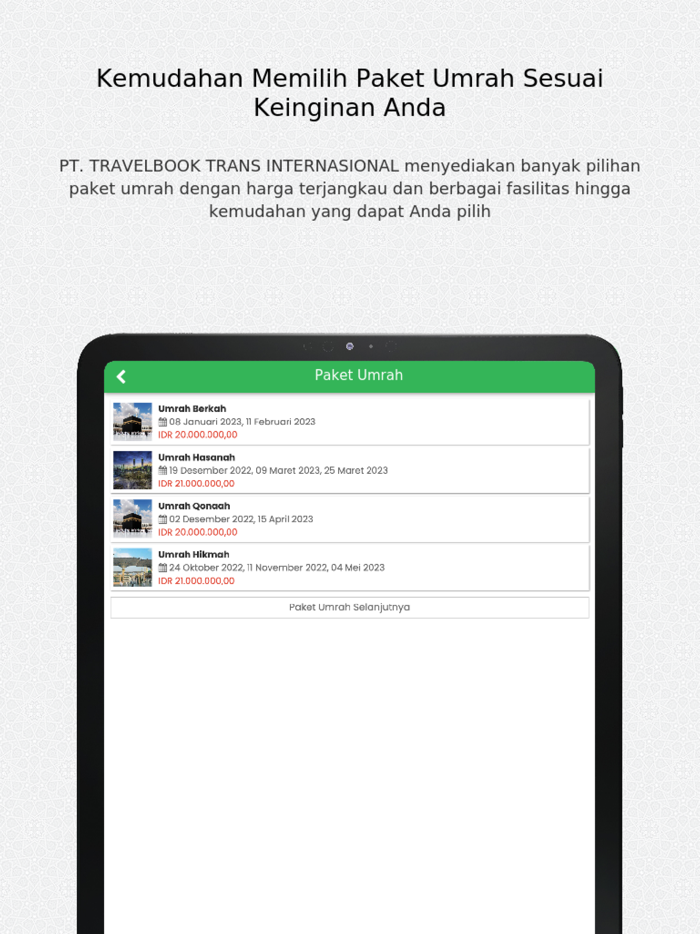 Travelbook Umrah  Haji