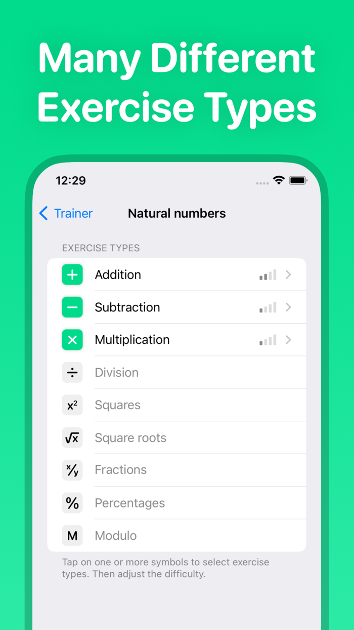Mental Math Trainer FastMath