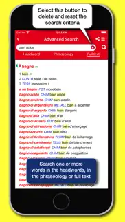 technical dictionary fr-it iphone screenshot 4
