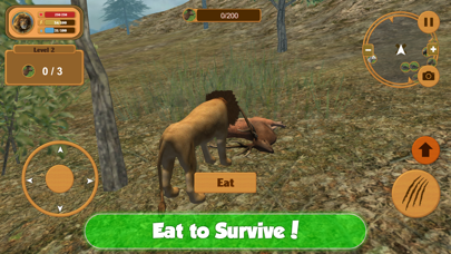 Screenshot #1 pour Wild Lion Simulator Attack 3D