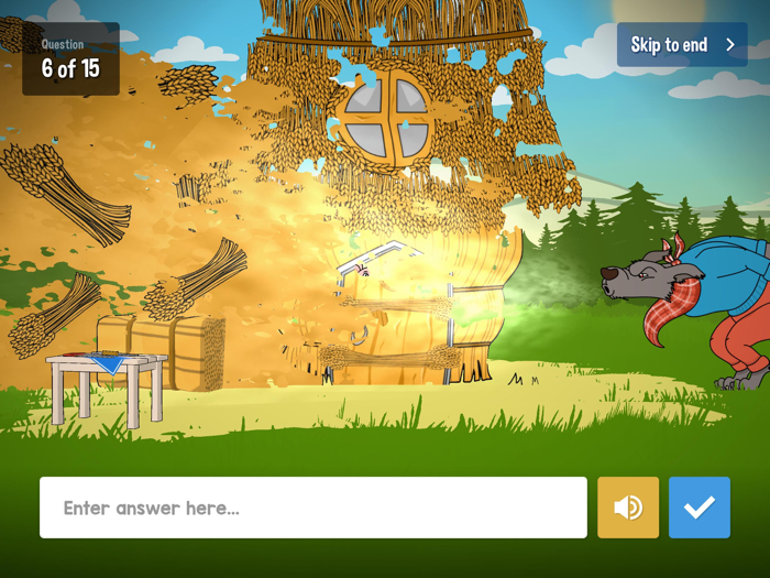 Three Little Pigs Word Builder