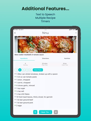 Nnu: Meal Planner & Recipesのおすすめ画像3