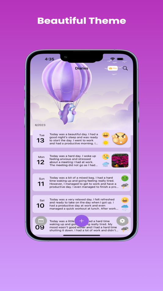 #1. Diary: Simple Note Your Life (iOS) 作者: Thuyet Luong