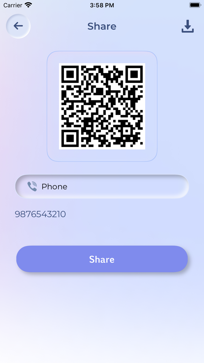 Setblue QR