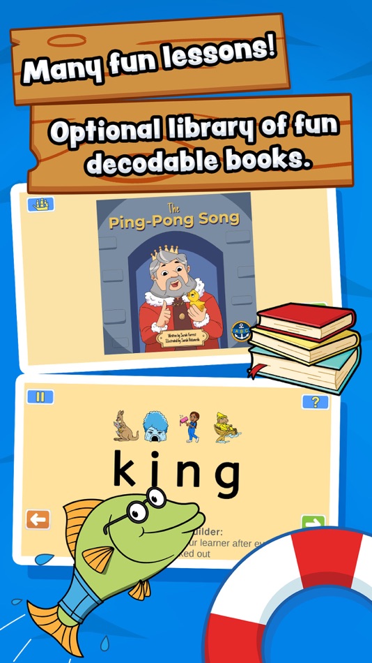 #5. All Aboard learn-to-read app (iOS) Podle: All Aboard Learning Ltd